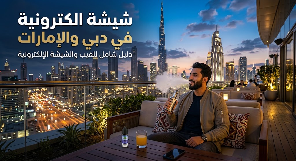 شيشة الكترونية في دبي والإمارات – دليل شامل للفيب والشيشة الإلكترونية
