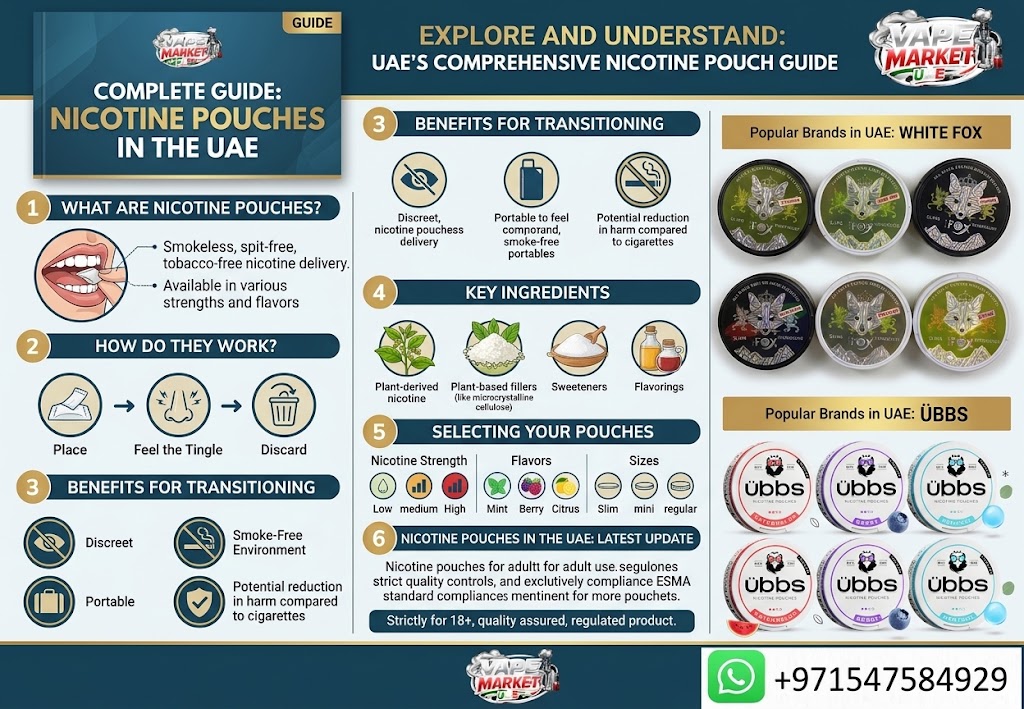 Complete guide explaining what nicotine pouches are in the UAE