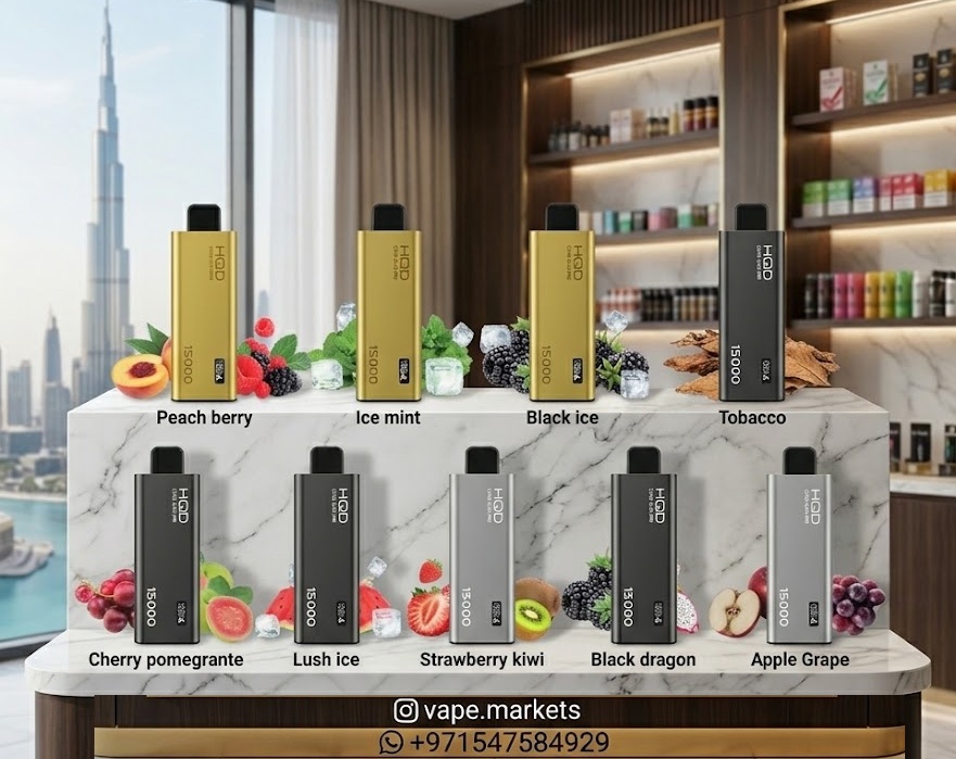 HQD Cuvie Slick 15000 Puffs 20mg Disposable Vape in Dubai