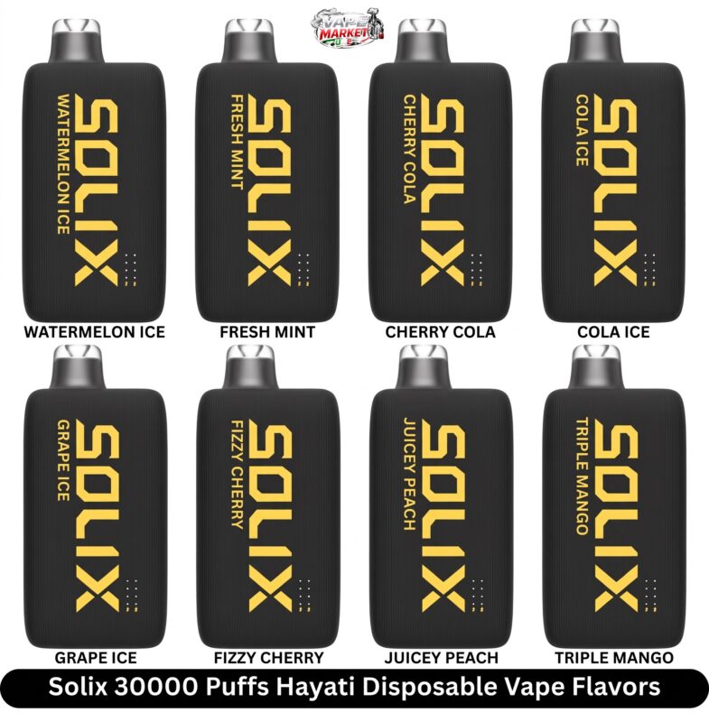 Hayati Solix Golden Edition 30000 Puffs Disposable Vape in UAE