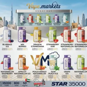 VOZOL STAR 35000 Puffs 50mg Disposable Vape Dubai UAE