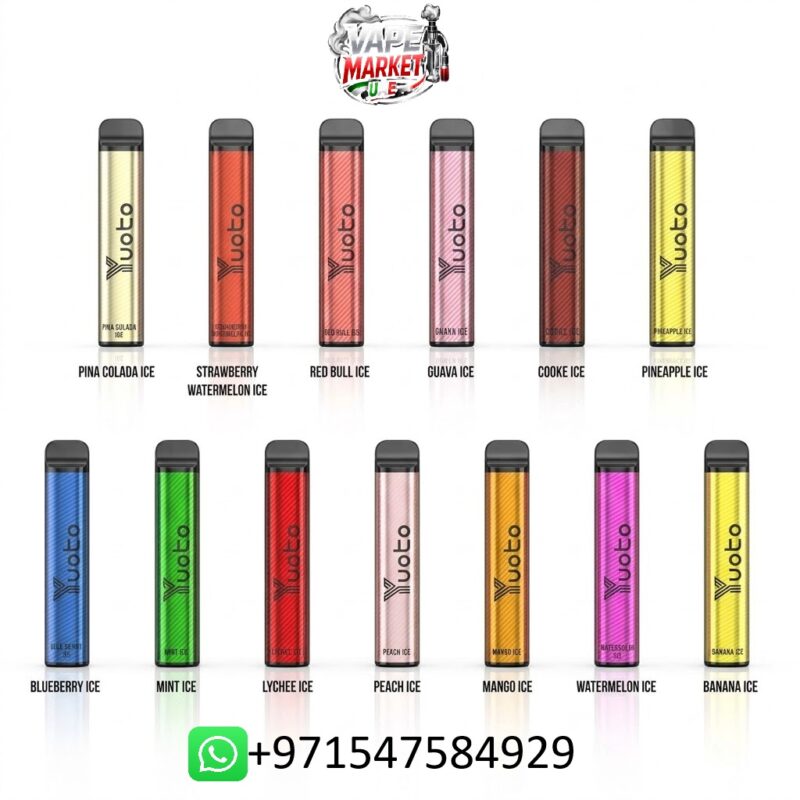 YUOTO XXL Disposable Vape 2500 Puffs 50mg in Dubai UAE