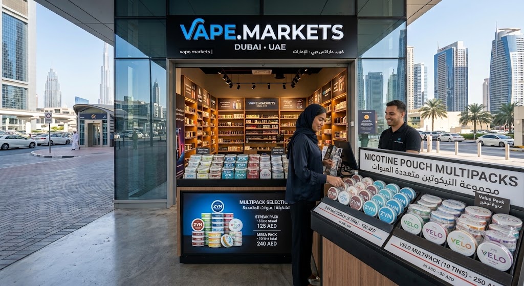 nicotine pouch multipacks Dubai