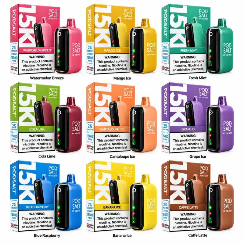 Pod Salt 15000 Puffs 20mg Disposable Vape in UAE