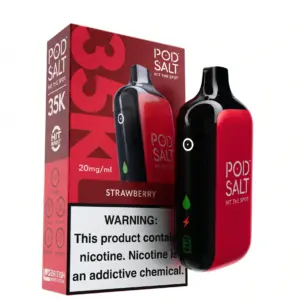 PodSalt 35000 Puffs Strawberry 20mg Disposable Vape | Buy Online