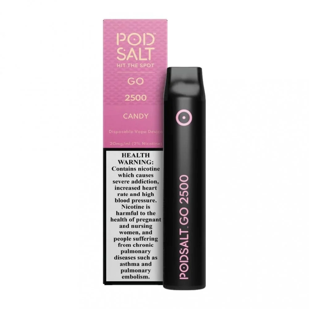 PodSalt Candy 2500 Puffs 20mg Disposable Vape | Buy Online