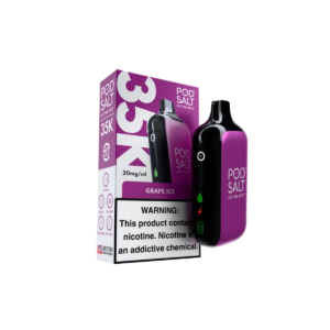 PodSalt Grape Ice 35000 Puffs 20mg Disposable Vape | Buy Online