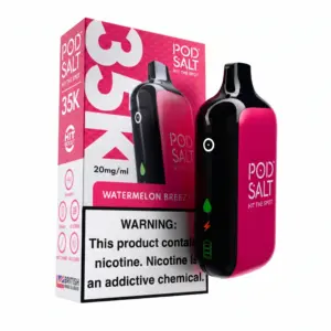 PodSalt 35000 Puffs Watermelon Breeze 20mg Disposable Vape | Buy Online