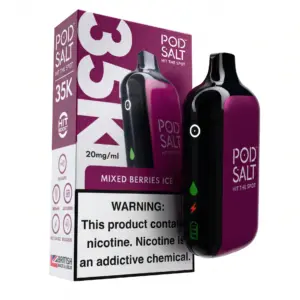 PodSalt 35000 Puffs Mixed Berries Ice 20mg Disposable Vape | Buy Online